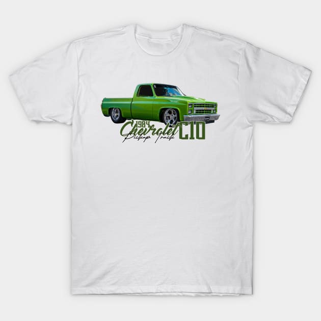 1984 Chevrolet C10 Pickup Truck T-Shirt by Gestalt Imagery